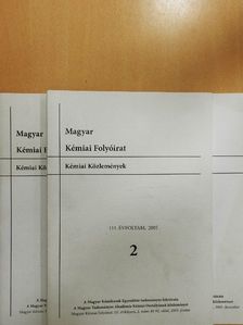 Bakó Péter - Magyar Kémiai Folyóirat 2005. (nem teljes évfolyam) [antikvár]