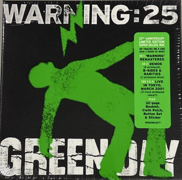 GREEN DAY - WARNING: 25 4CD GREEN DAY