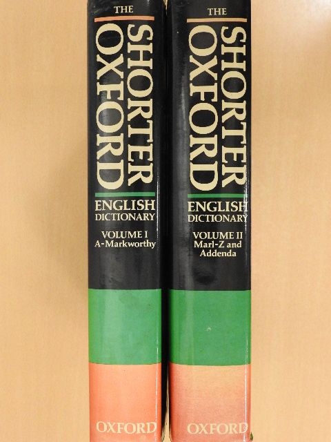 H. W. Fowler - The Shorter Oxford English Dictionary on Historical Principles I-II. [antikvár]