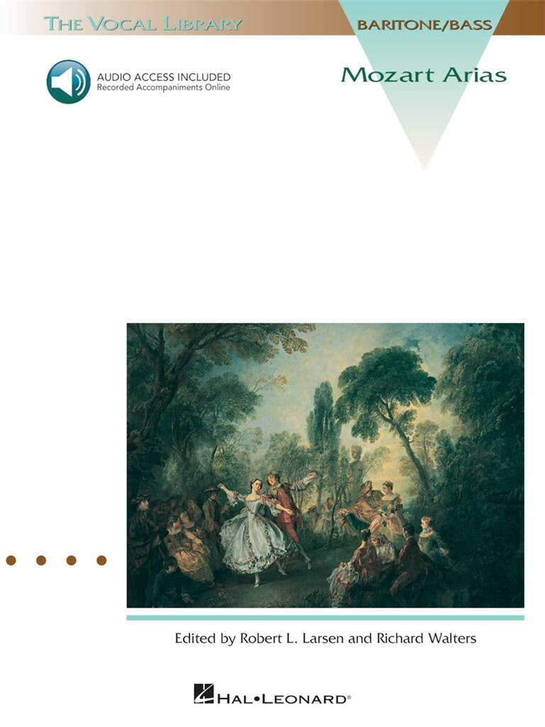 MOZART,W.A - THE VOCAL LIBRARY:MOZART ARIAS FOR BARITONE/BASS+CD,ANTIKVÁR