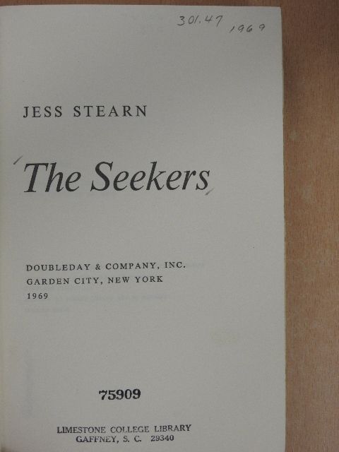Jess Stearn - The Seekers [antikvár]