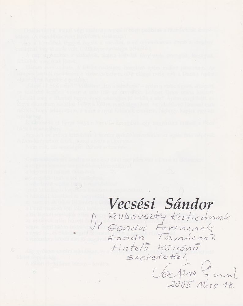 Hová viszel, folyó? - Vecsési Sádor festményei (dedikált) [antikvár]
