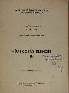 Műalkotás-elemzés II.  [antikvár]