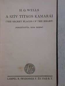H. G. Wells - A szív titkos kamarái [antikvár]