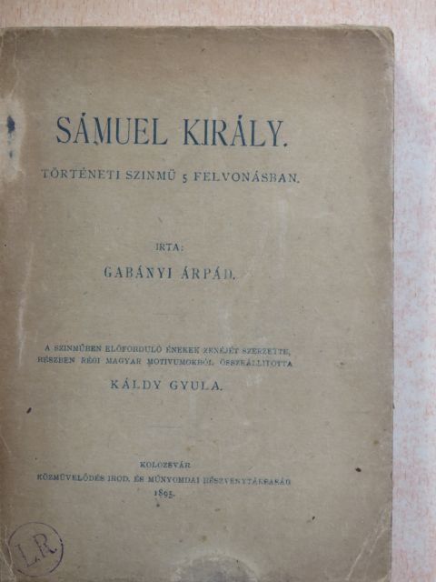Gabányi Árpád - Sámuel király [antikvár]
