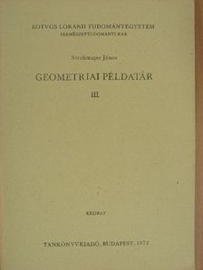 Strohmajer János - Geometriai példatár III. [antikvár]