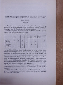 Béla Kálmán - Zur Entstehung des ungarischen Konsonantensystems [antikvár]