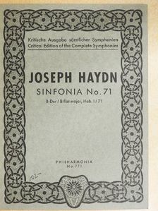 Joseph Haydn - Sinfonia No. 71 [antikvár]