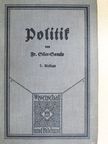 Professor Dr. Fritz Stier-Somlo - Politik (gótbetűs) [antikvár]
