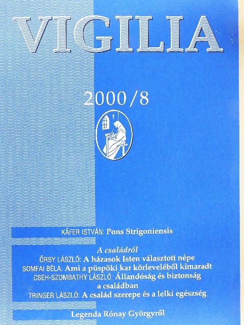 Cseh-Szombathy László - Vigilia 2000. augusztus [antikvár]