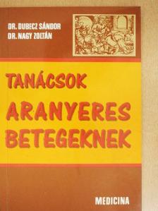 Dr. Dubecz Sándor - Tanácsok aranyeres betegeknek [antikvár]