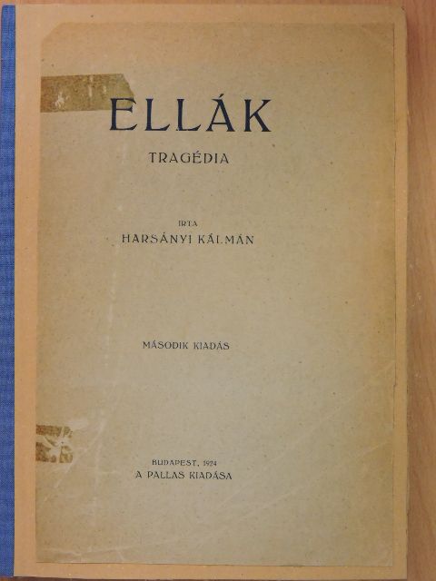 Harsányi Kálmán - Ellák [antikvár]