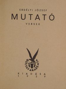 Erdélyi József - Mutató [antikvár]