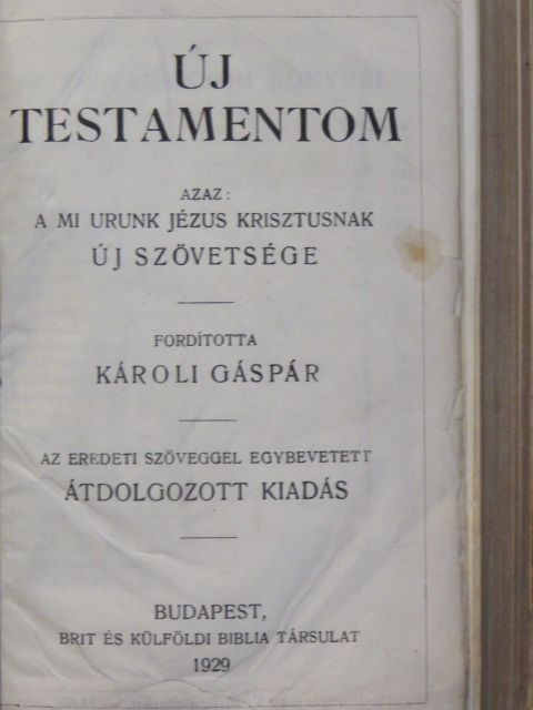 Új Testamentom/A zsoltárok könyve [antikvár]
