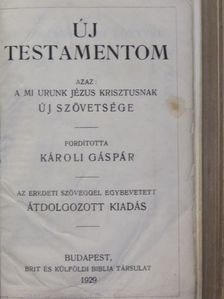 Új Testamentom/A zsoltárok könyve [antikvár]