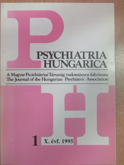Dr. Bánki M. Csaba - Psychiatria Hungarica 1995/1 [antikvár]