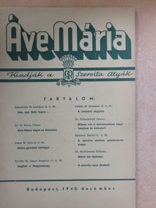 Dr. Fallenbüchl Ferenc - Áve Mária 1940. december [antikvár]
