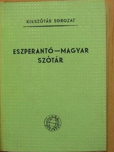 Pechan Alfonz - Eszperantó-magyar szótár  [antikvár]