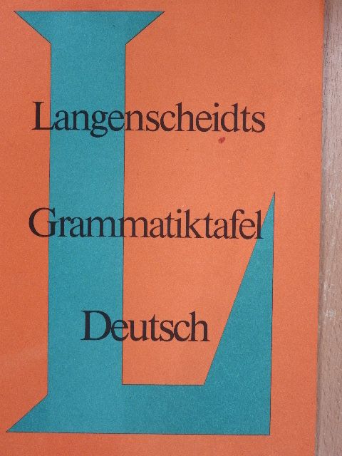 Langenscheidts Grammatiktafel Deutsch [antikvár]