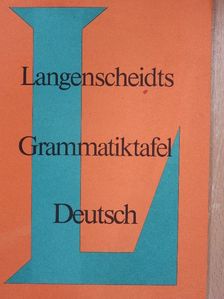 Langenscheidts Grammatiktafel Deutsch [antikvár]