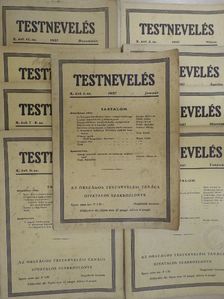 Gedényi Mihály - Testnevelés 1937. (nem teljes évfolyam) [antikvár]