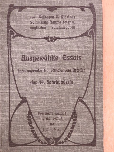 Ausgewählte Essais [antikvár]