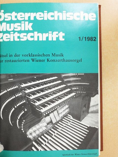 George Perle - Österreichische Musikzeitschrift 1982 [antikvár]