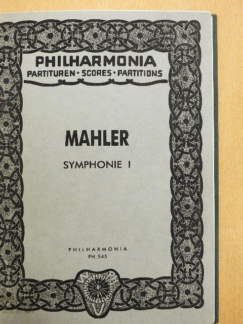 Gustav Mahler - Symphonie I.  [antikvár]
