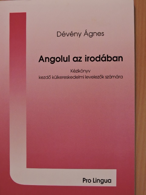 Dévény Ágnes - Angolul az irodában [antikvár]
