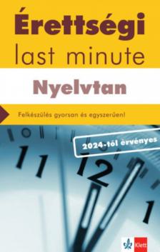 Diószegi Endre - Érettségi Last minute - Nyelvtan [antikvár]