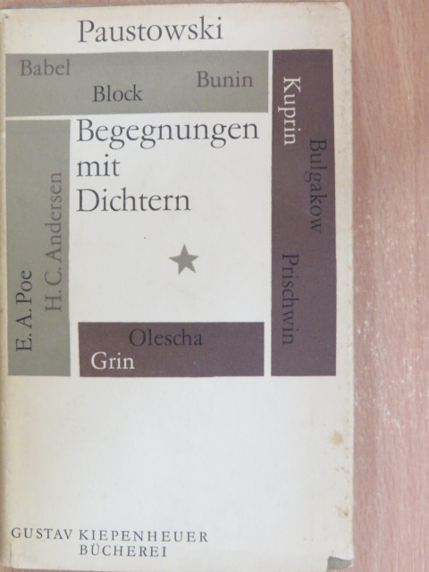 Konstantin Paustowski - Begegnungen mit Dichtern [antikvár]