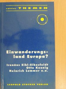Heinrich Lummer - Einwanderungsland Europa? [antikvár]