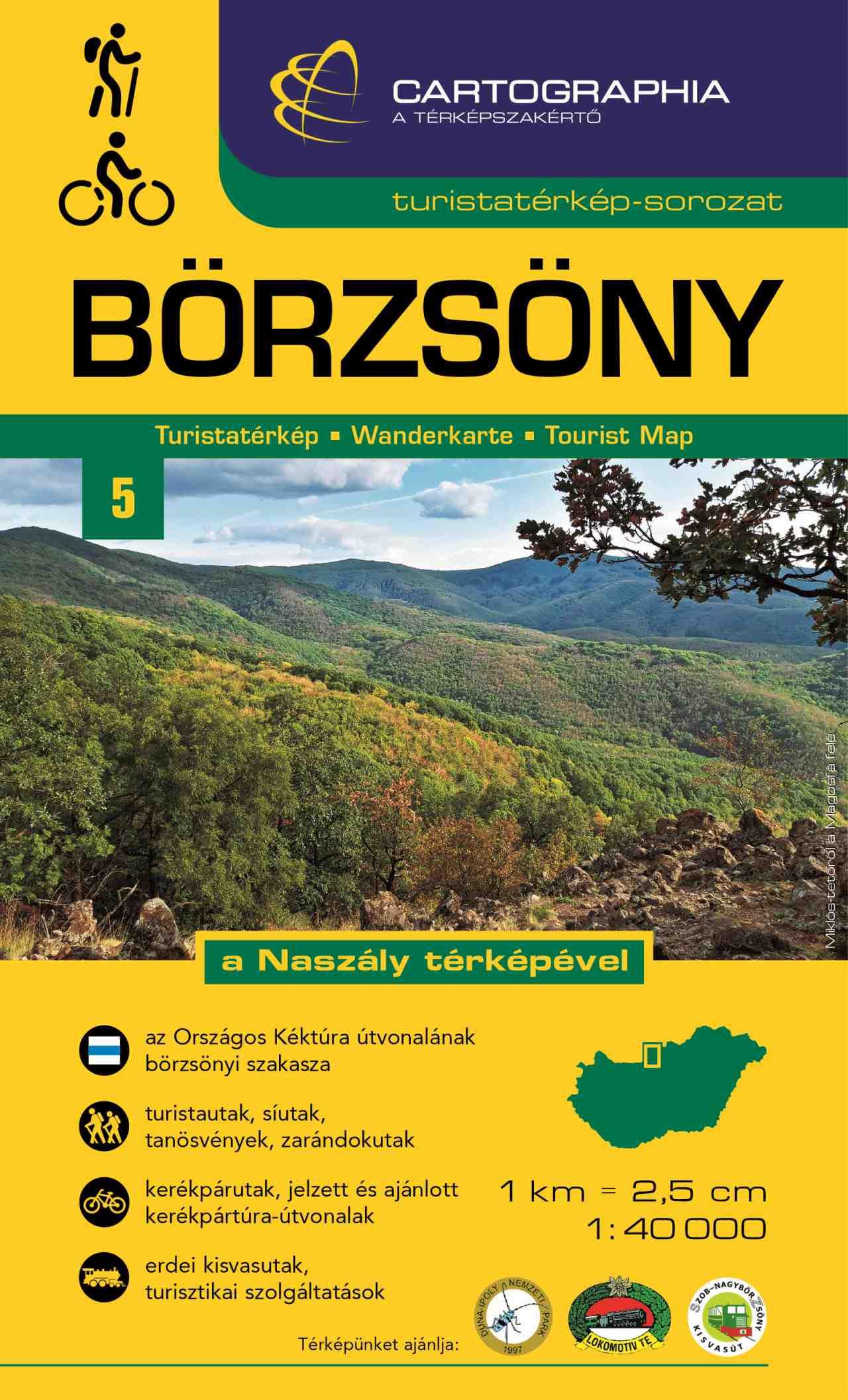.- - Börzsöny turistatérkép  2023