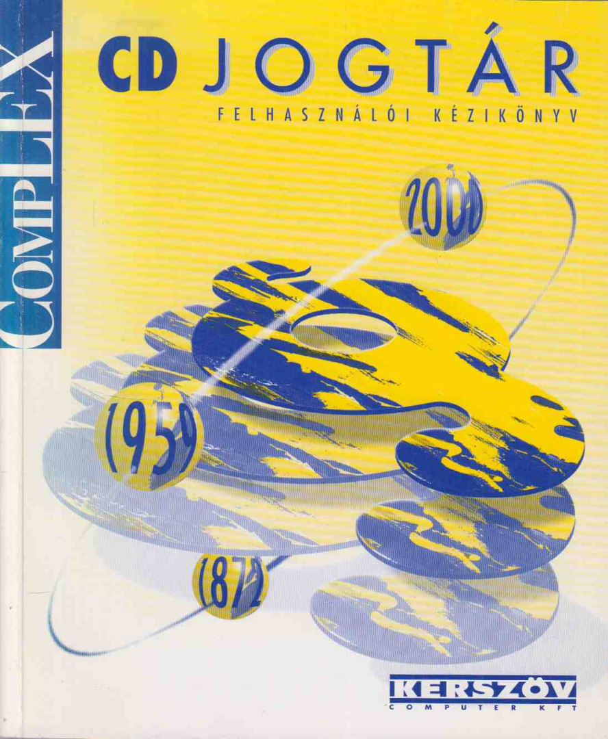 CD jogtár felhasználói kézikönyv [antikvár]