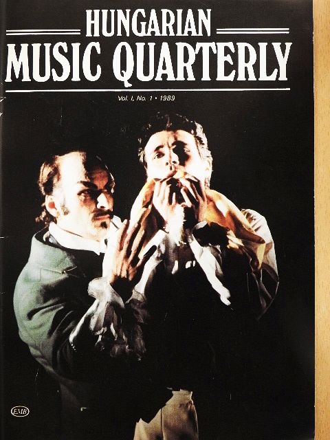 László Somfai - Hungarian Music Quarterly 1/1989 [antikvár]