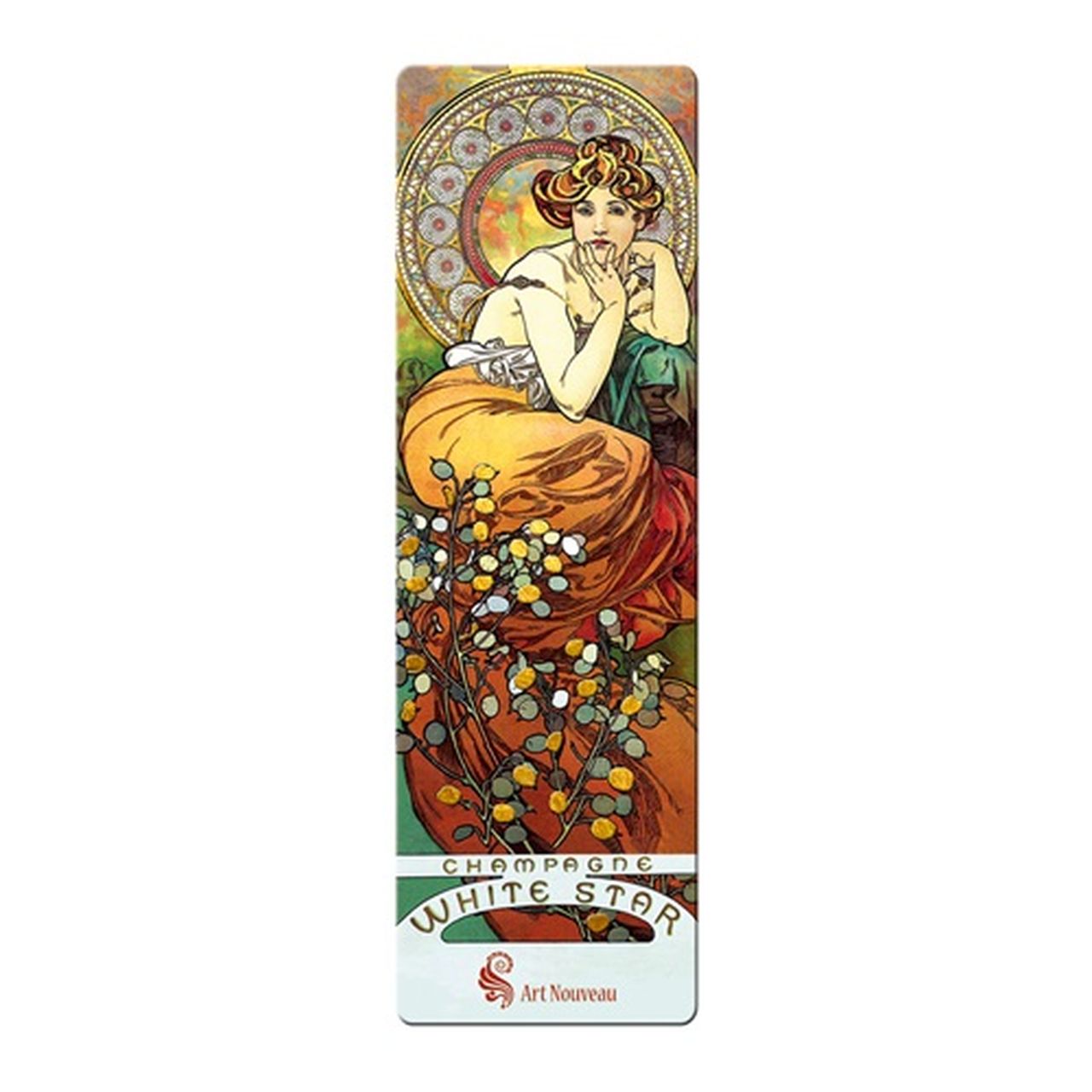 P0130 - 1395 - Könyvjelző Fridolin Art Nouveau ´Clodette´