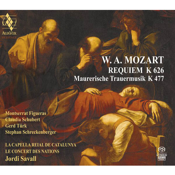 MOZART - REQUIEM - MAURERISCHE TRAUERMUSIK CD JORDI SAVALL