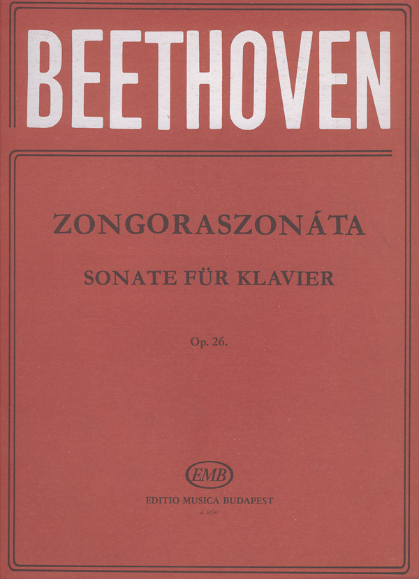 BEETHOVEN - ZONGORASZONÁTA OP.26 UJJRENDDEL ELLÁTTA WEINER LEÓ