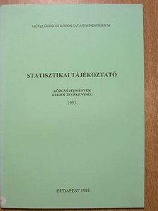 Statisztikai tájékoztató [antikvár]