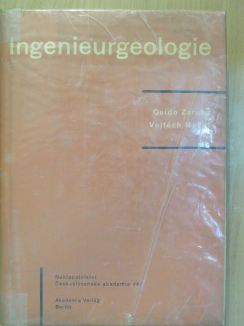 Prof. Dr. Quido Záruba - Ingenieurgeologie [antikvár]