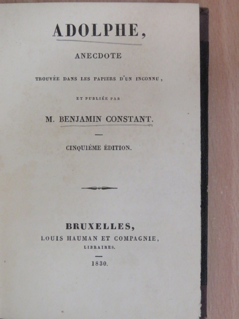 Benjamin Constant - Adolphe [antikvár]