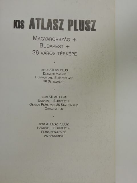 Kis Atlasz Plusz - Autóatlasz [antikvár]