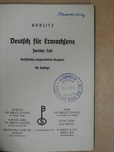 Deutsch für Erwachsene 2. (gótbetűs) [antikvár]