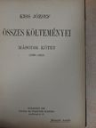 Kiss József - Kiss József összes költeményei II. (töredék) [antikvár]