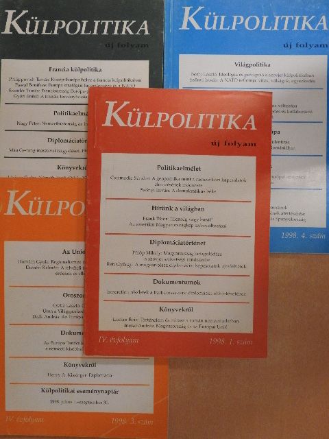 Borhi László - Külpolitika 1998. tavasz-tél [antikvár]
