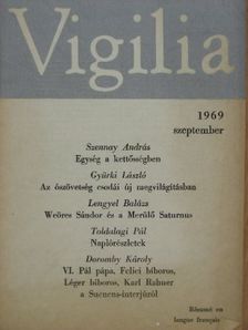 Bódás János - Vigilia 1969. szeptember [antikvár]