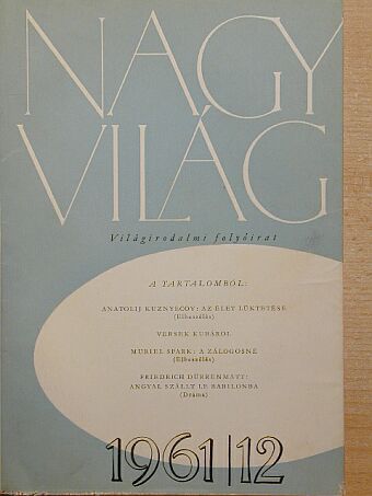Anatolij Kuznyecov - Nagyvilág 1961. december [antikvár]