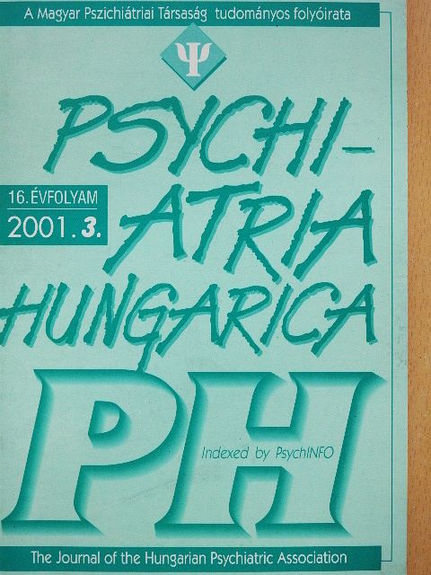 Kalapos Miklós Péter - Psychiatria Hungarica 2001/3. [antikvár]