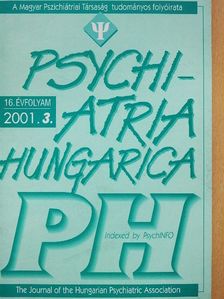 Kalapos Miklós Péter - Psychiatria Hungarica 2001/3. [antikvár]