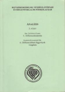 Dr. Czétényi Csaba, Kardos Kálmánné - Analízis 3. füzet [antikvár]